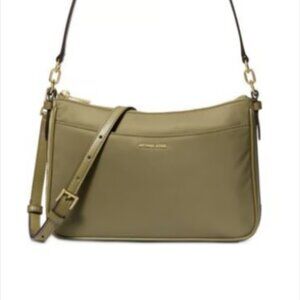 NWT Michael Kors jet set nylon top zip pochette crossbody